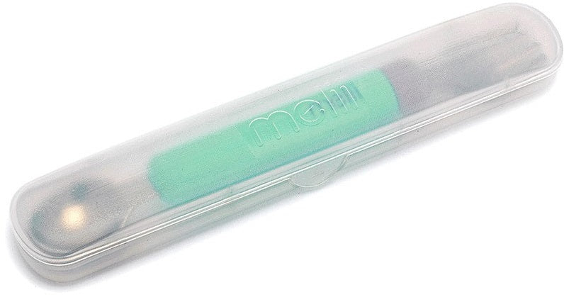 Melii: Spork On the Go - Mint + Grey