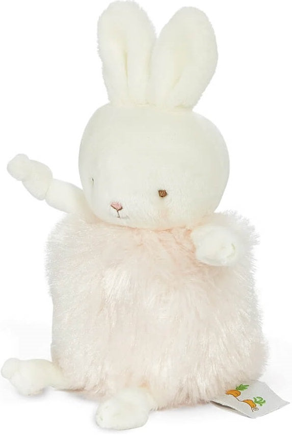 Bunnies by the Bay: Baby 'Blossom Bunny' Roly Poly Soft Toy - Pastel Pink (16cm)