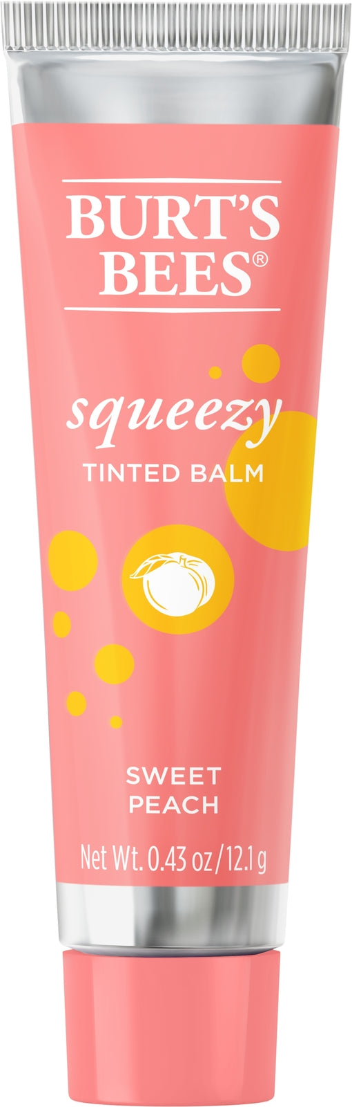 Burt's Bees: Squeezy Tinted Lip Balm - Sweet Peach