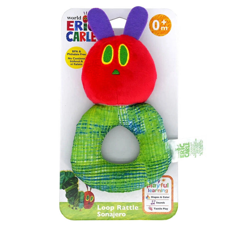 The Very Hungry Caterpillar: Fabric Loop Rattle