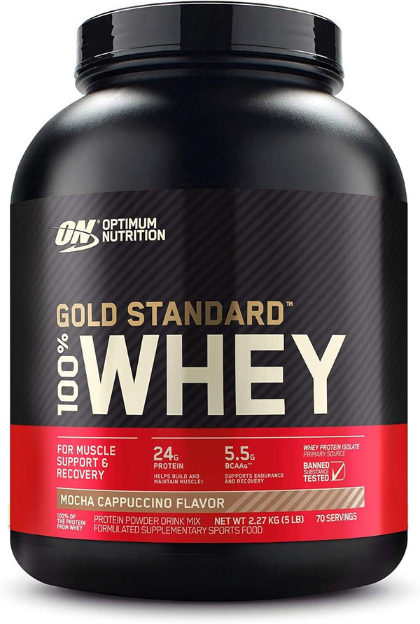 Optimum Nutrition Gold Standard 100% Whey Protein - Mocha Cappucino - 2.27kg