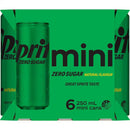 Sprite Lemonade Lime No Sugar Soft Drink Mini Cans - 250ml (24 Pack)