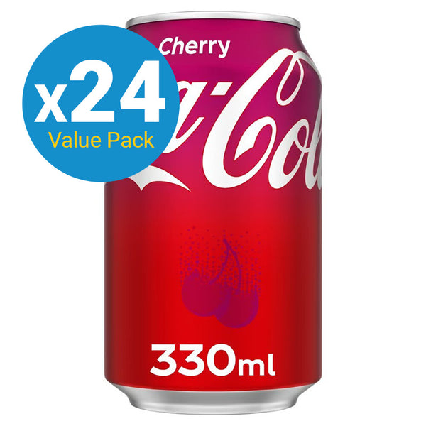 Coca-Cola Cherry - 330ml (24 Pack)