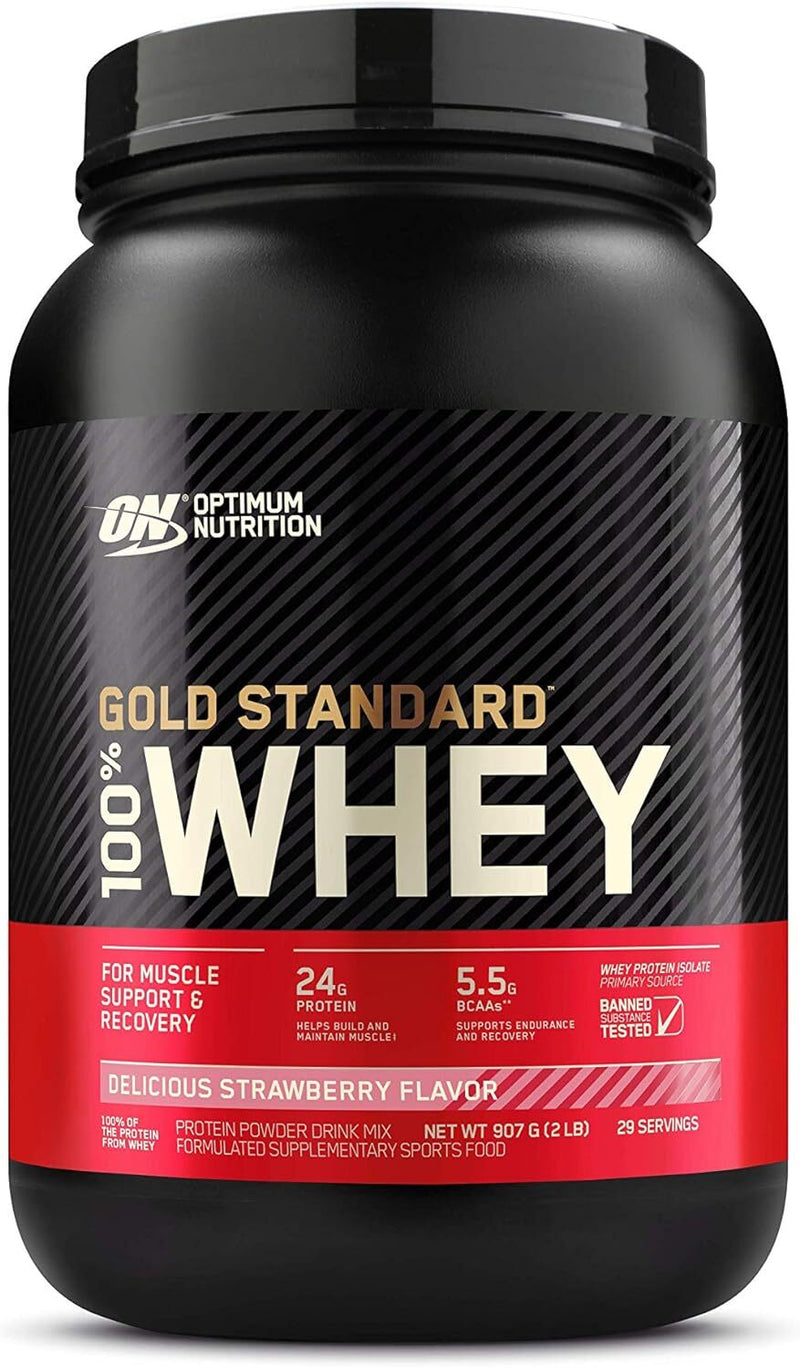 Optimum Nutrition Gold Standard 100% Whey Protein - Strawberry - 909g