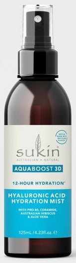 Sukin: AquaBoost 3D Hyaluronic Acid Hydration Mist (125ml)