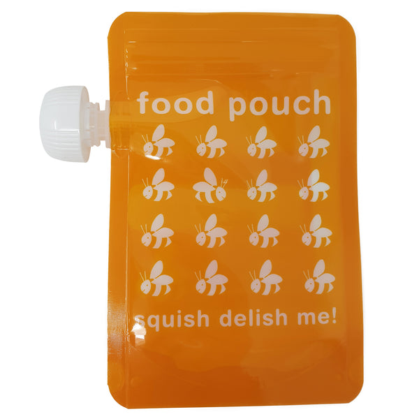 Munch: Reusable Food Pouch - Yellow (5 Pack)