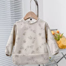 Munch: Baby Long Sleeve Bib - Flower