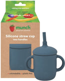 Munch: Baby Silicone Cup With Handles - Blue