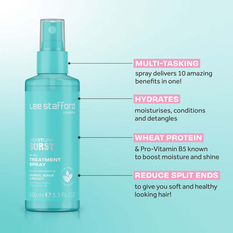 Lee Stafford: Moisture Burst Hydrating Treatment Spray (100ml)