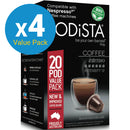 Podista Intenso Coffee Pods 20s (4 Pack)