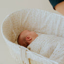 Nestling: Moses Basket Muslin Liner - Oat