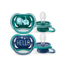 Avent: Ultra Air Pacifier - 2 Pack (18+ Months) - Blue