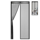 COMFEYA 70x200cm Magnetic Screen Door - Black