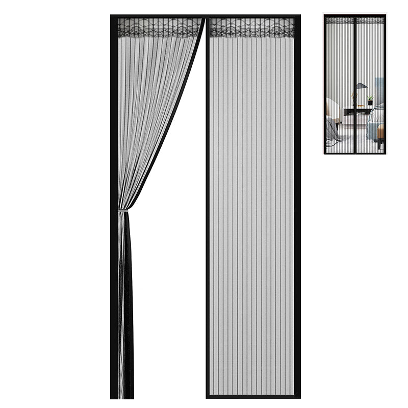 COMFEYA 70x200cm Magnetic Screen Door - Black