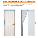 COMFEYA 120x220cm Magnetic Screen Door - Silver