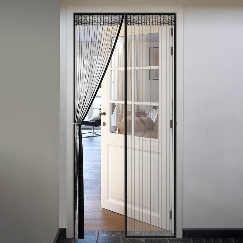 COMFEYA 120x220cm Magnetic Screen Door - Black