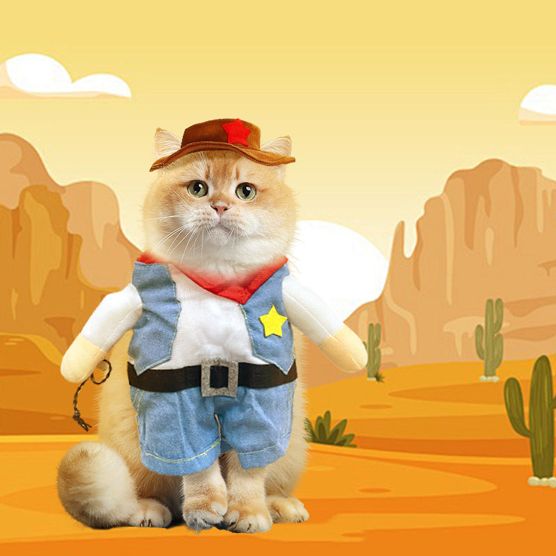 ZOOMIES Pet Cowboy Costume - Medium - Special Edition