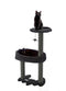 Zoomies Gothic Black - Medium Cat Scratching Post Tree - 78cm