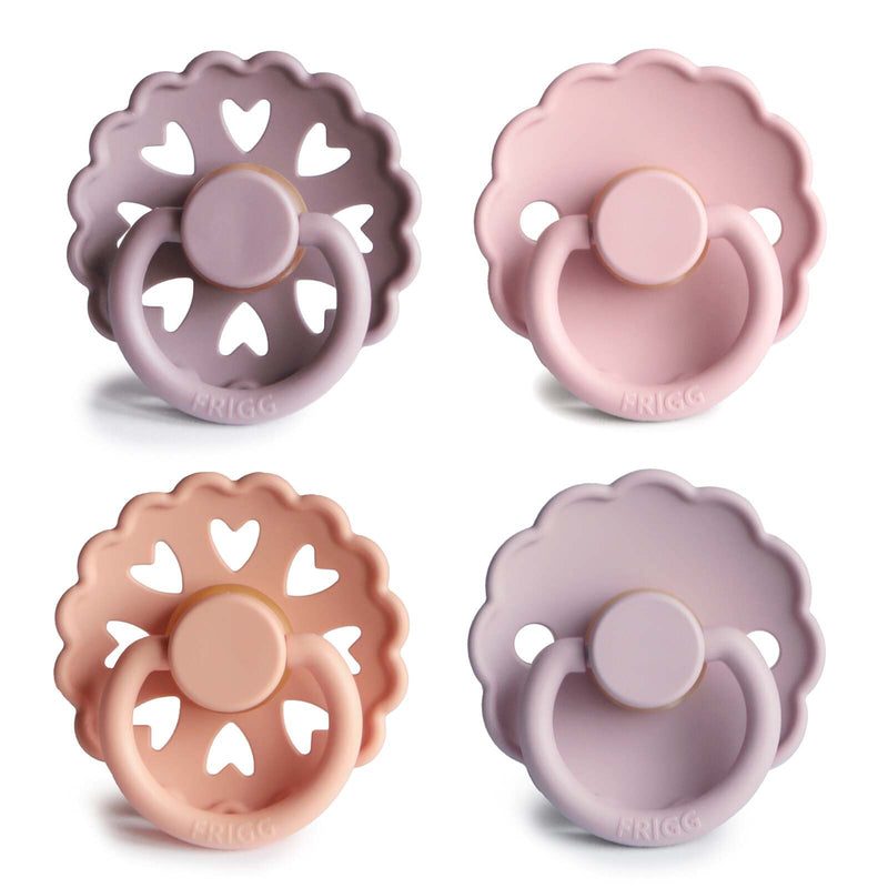 Frigg: Latex Pacifiers 4 Pack - Sunset Bliss (0-6 months)