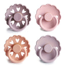 Frigg: Latex Pacifiers 4 Pack - Sunset Bliss (6-18 months)