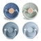 Frigg: Latex Pacifiers 4 Pack - Skyline Serenity (6-18 months)