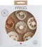 Frigg: Latex Pacifiers 6 Pack - Cinnamon Charm (6-18 months)