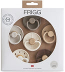 Frigg: Latex Pacifiers 6 Pack - Earthy Wonder (0-6 months)