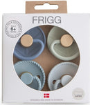 Frigg: Latex Pacifiers 4 Pack - Skyline Serenity (6-18 months)