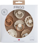 Frigg: Silicone Pacifiers 6 Pack - Cinnamon Charm (6-18 months)