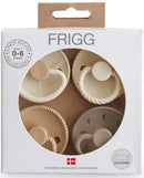 Frigg: Silicone Pacifiers 4 Pack - Crystal Sparkle (0-6 months)