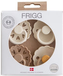 Frigg: Silicone Pacifiers 4 Pack - Snowflake Dream (0-6 months)