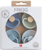 Frigg: Silicone Pacifiers 4 Pack - Skyline Serenity (6-18 months)