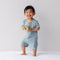 Woolbabe: Merino/Organic Cotton Summer Pyjamas - Tide Stars (1 Year)