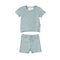 Woolbabe: Merino/Organic Cotton Summer Pyjamas - Tide Stars (1 Year)