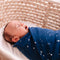 Woolbabe: Merino/Organic Cotton Swaddle/Blanket - Tekapo Stars