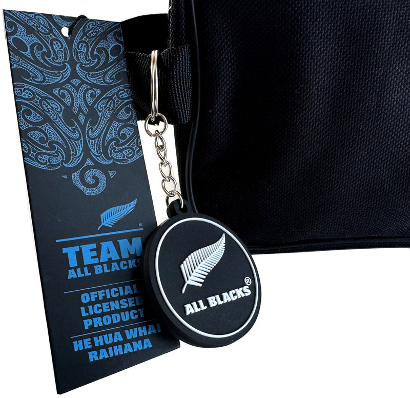 All Blacks Toilet Bag - Black with Keyring