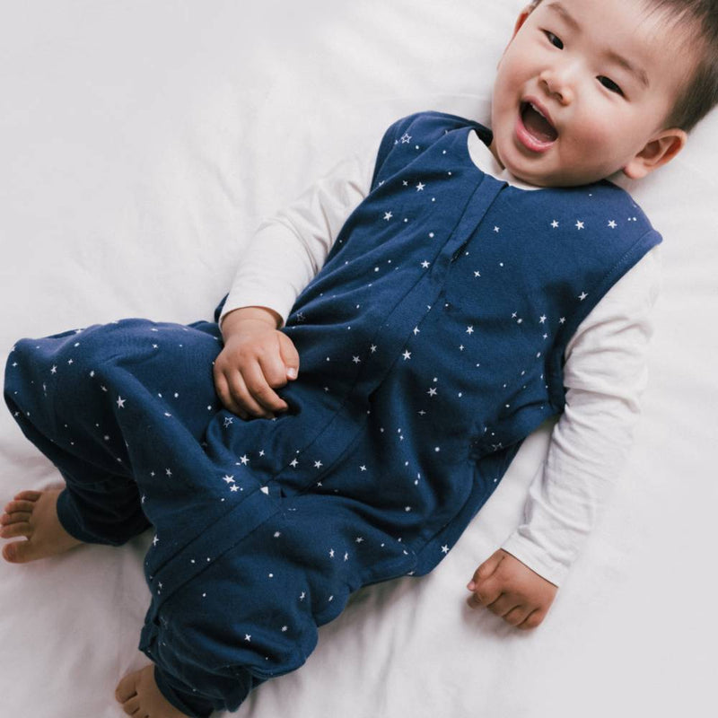 Woolbabe: 3-Seasons Merino/Organic Cotton Sleeping Suit - Tekapo Stars (1 Year)