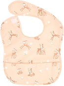 All4Ella: Recycled Pouch Bib - Fawn