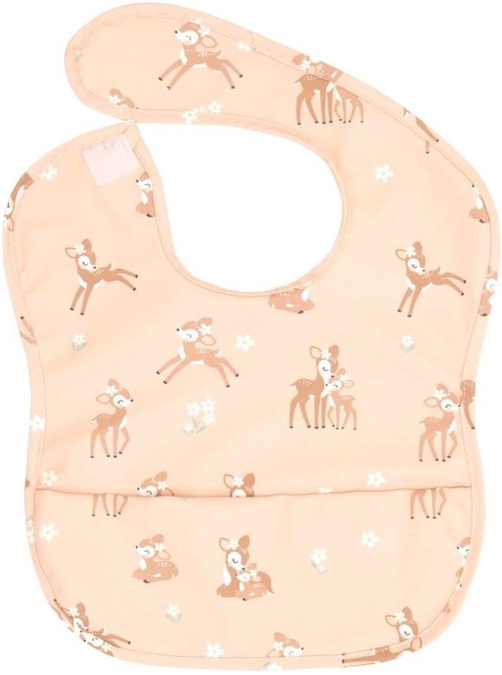 All4Ella: Recycled Pouch Bib - Fawn