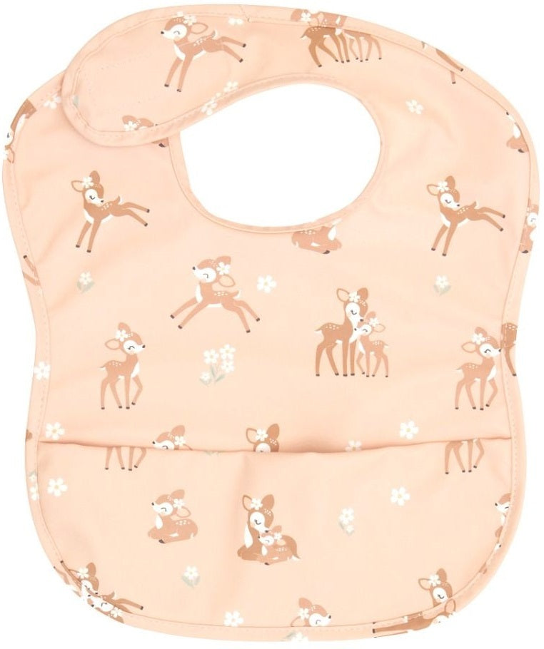 All4Ella: Recycled Pouch Bib - Fawn