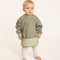 All4Ella: Recycled Long Sleeve Bib - Sage