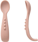 All4Ella: Comfy Grip Silicone Spoons - Dusty Pink (2 Pack)