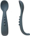 All4Ella: Comfy Grip Silicone Spoons - Slate Blue (2 Pack)