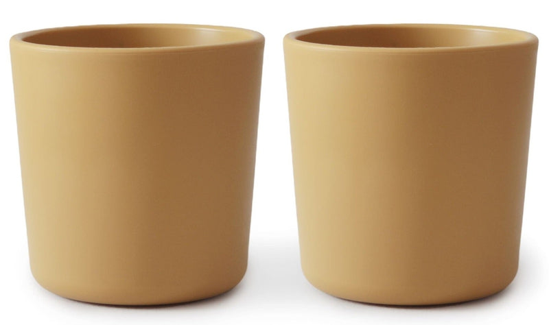 Mushie: Dinnerware Cup - Mustard (Set of 2)