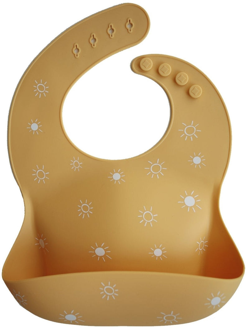 Mushie: Silicone Bib - Sun