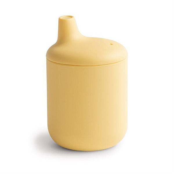 Mushie: Silicone Sippy Cup - Pale Daffodil