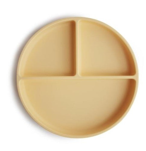 Mushie: Silicone Suction Plate - Pale Daffodil