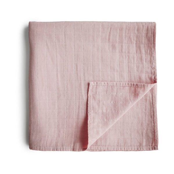 Mushie: Swaddle - Rose Vanilla