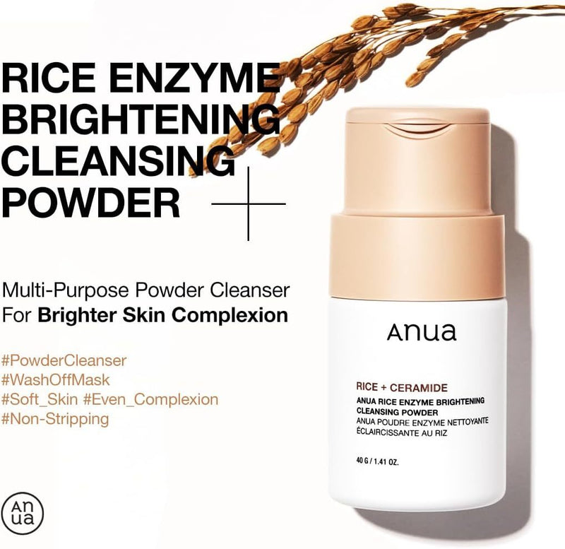 Anua: Rice Enzyme Brightening Cleansing Powder