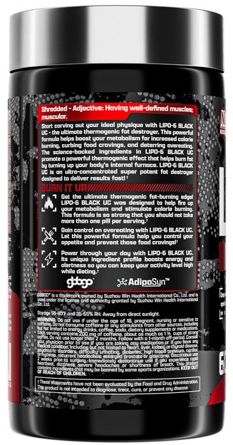 Nutrex Lipo-6 Black Ultra Concentrate x 60 Capsules